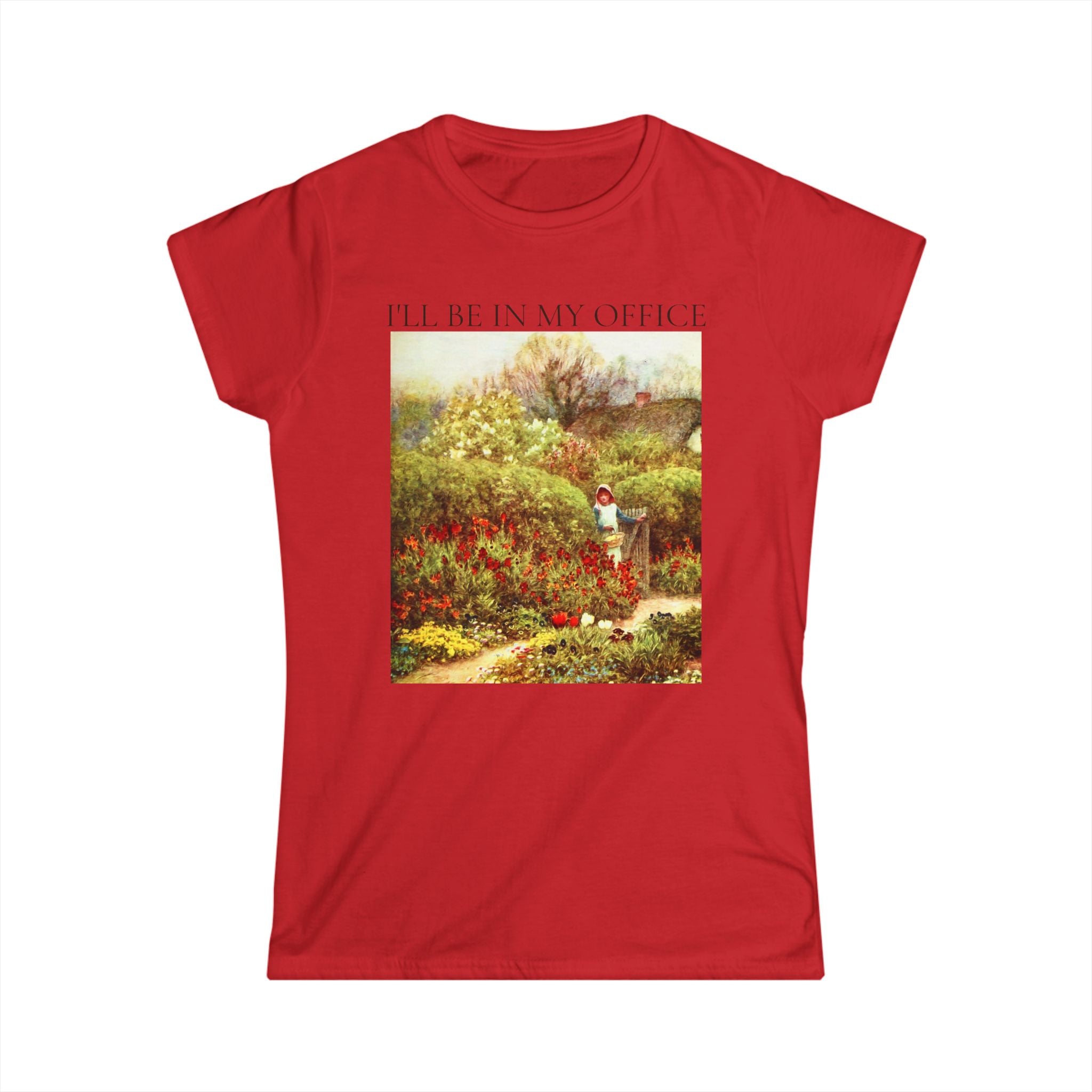 I'll Be In My Office' Victorian Garden Women's Tee