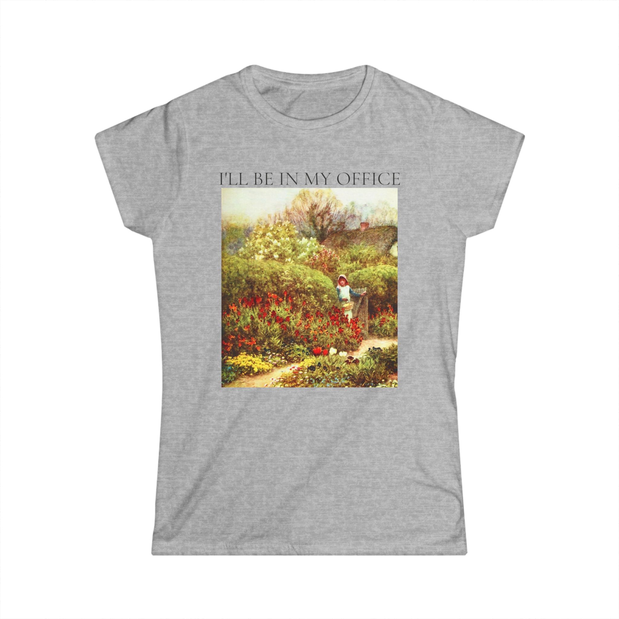 I'll Be In My Office' Victorian Garden Women's Tee